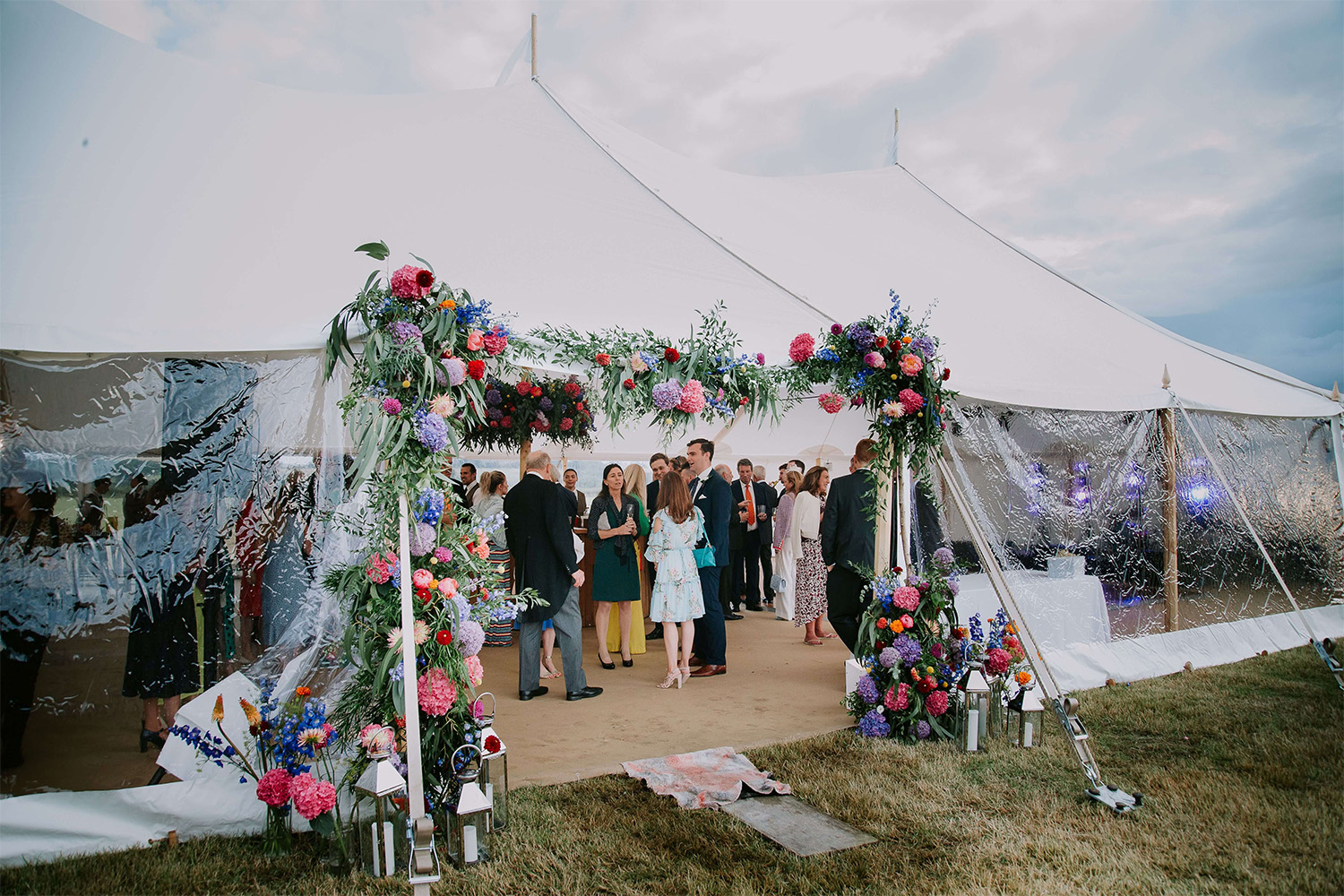 Entrance to marquee
