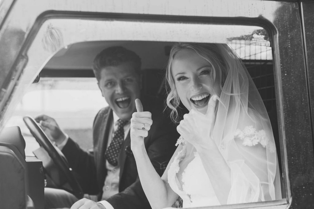 Happy couple married
