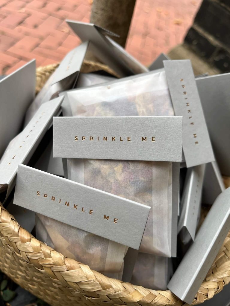 Sprinkle Me confetti bags The Berkeley London city wedding