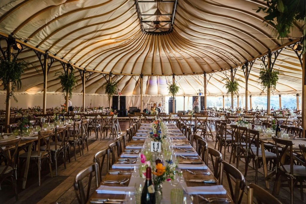 Bohemia Canvas luxury marquee wedding idea